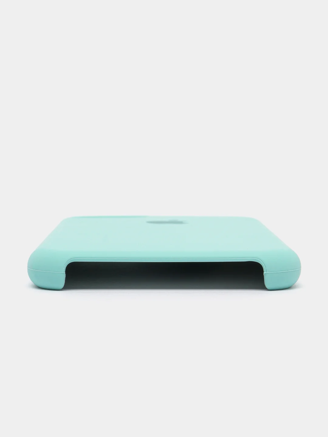 Бирюзовый чехол Silicone Case для iPhone 7, 8, SE 2020, с открытым низом