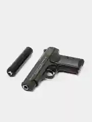Игрушечный пневматический металлический пистолет Airsoft Gun C.17A+