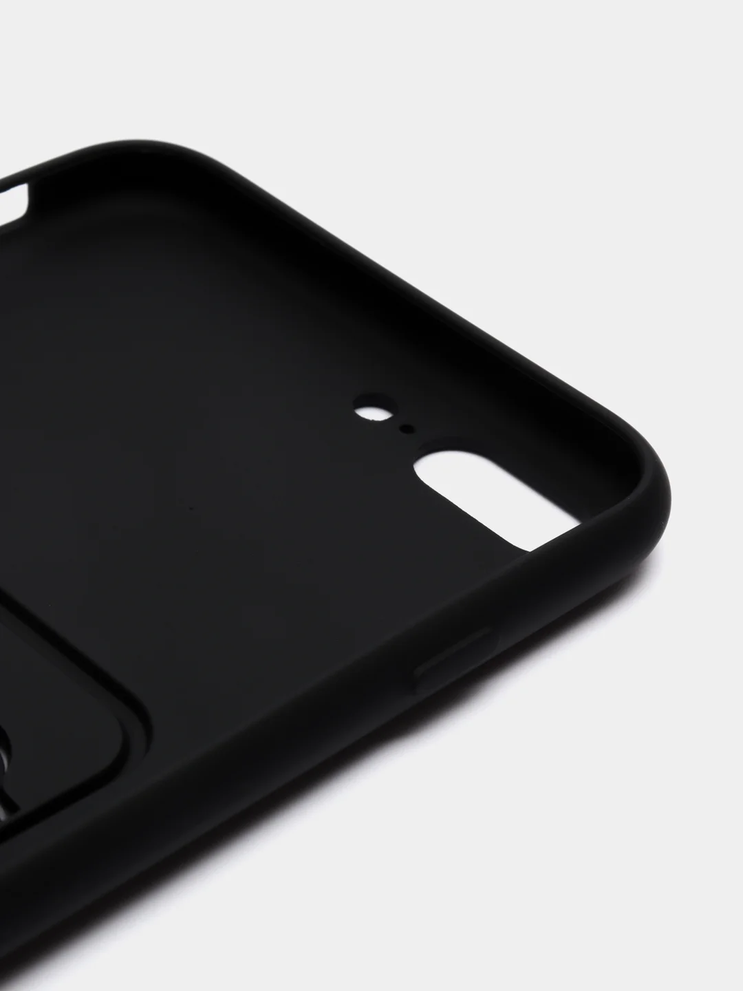 Черный чехол с карманом для карт, на iPhone 7 Plus, 8 Plus, 11, 12, 13