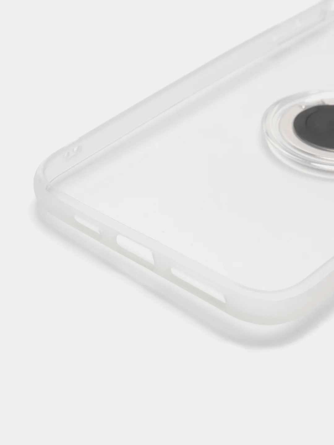 Прозрачный чехол силиконовый для iPhone 11 Pro Max, 7/8 Plus, 12 Pro, S10, с кольцом-держателем