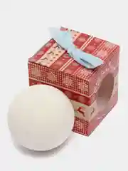 Белый бомбочка для ванны