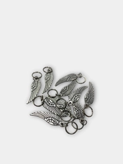 Кольца для волос (пирсинг) Крылья, 4,1  1 см, 5 шт