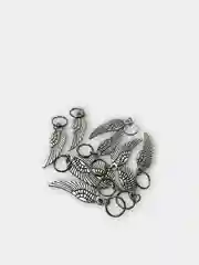 Кольца для волос (пирсинг) Крылья, 4,1  1 см, 5 шт