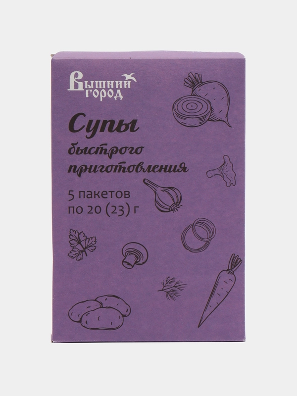 Суп-пюре "Вышний город" тыквенный, быстрого приготовления, 5 штук по 23 г