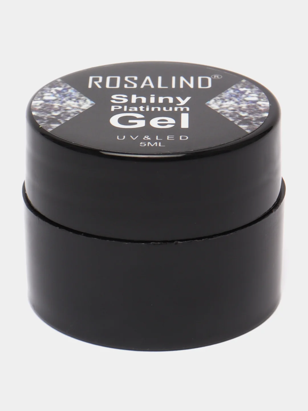 Золотой гель-лак для ногтей ROSALIND 5 мл, глиттер для маникюра и педикюра