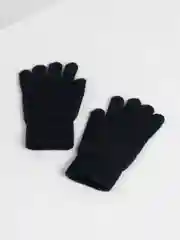 Черный детские демисезонные перчатки