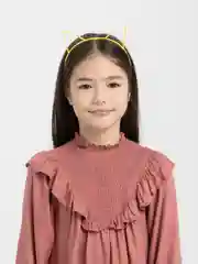 Желтый ободок с ушками