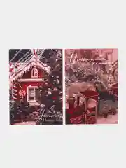 Черный новогодние открытки - шильдики, 10 х 7 см, открытки для подарков, открытки для цветов