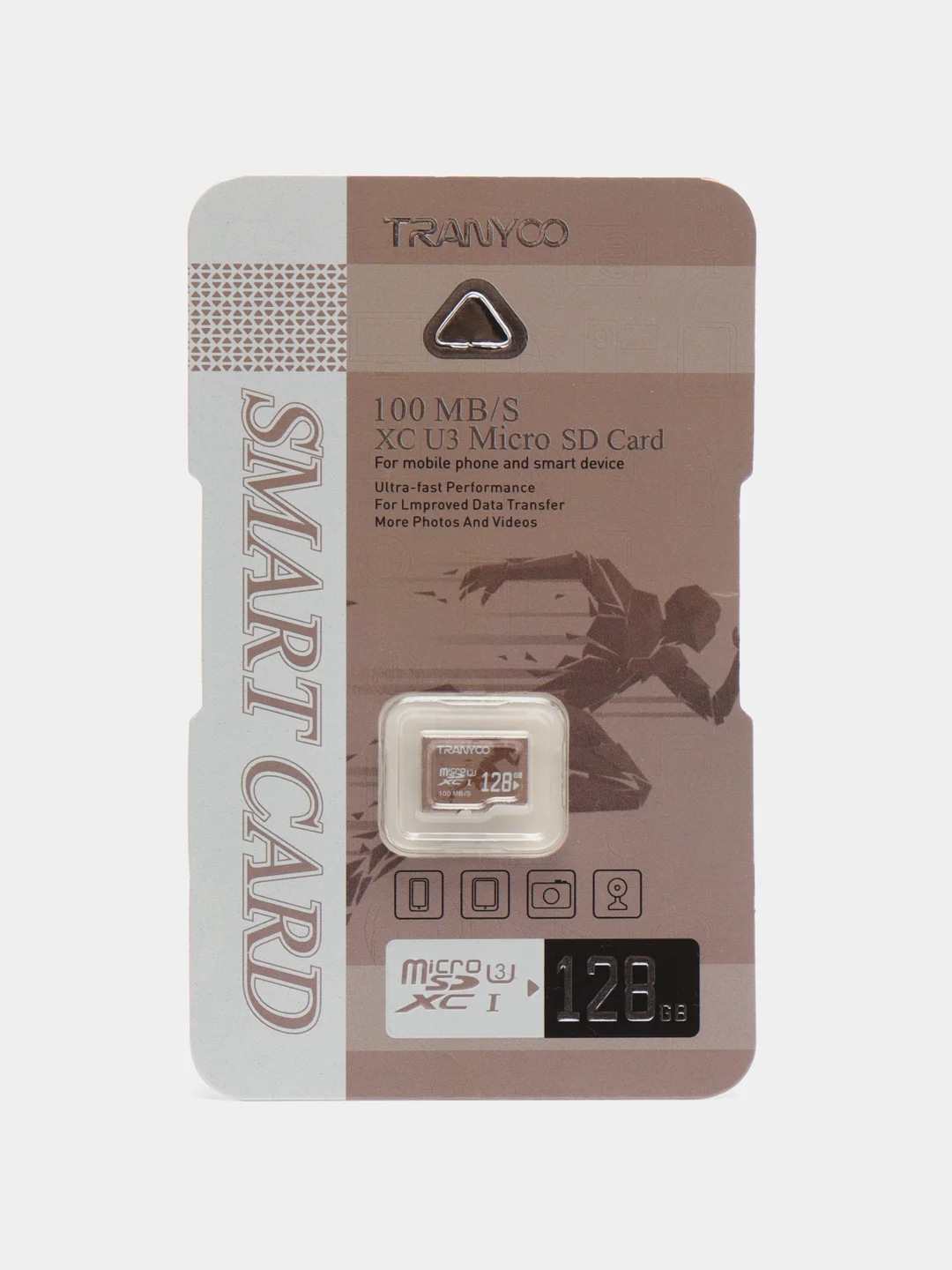 Карта памяти TRANYOO U3 microSD, 128 Гб