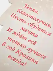 Лайм открытка новогодняя 2024