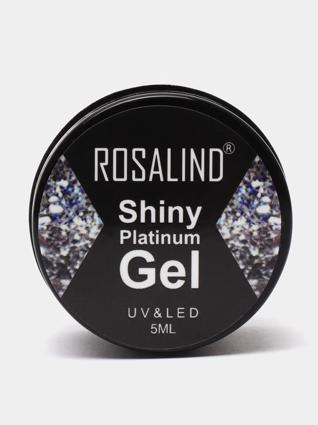 Золотой гель-лак для ногтей ROSALIND 5 мл, глиттер для маникюра и педикюра