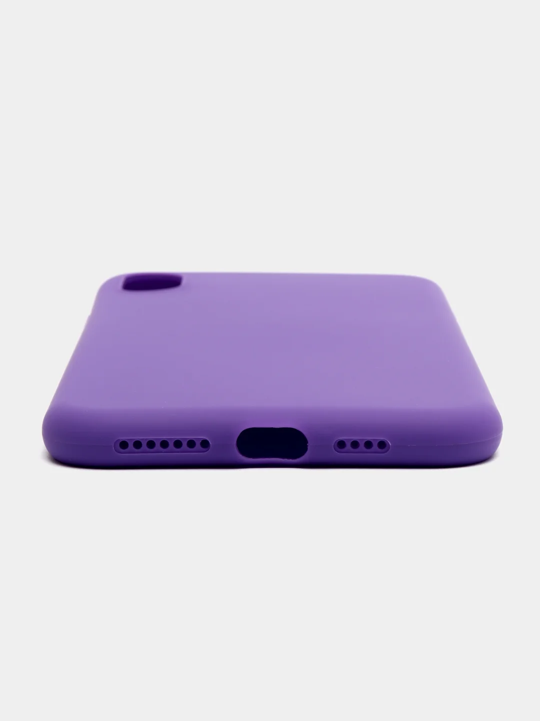 Фиолетовый чехол для iPhone XS Max, силиконовый, 14 цветов