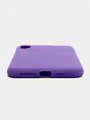 Фиолетовый чехол для iPhone XS Max, силиконовый, 14 цветов