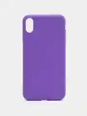 Фиолетовый чехол для iPhone XS Max, силиконовый, 14 цветов