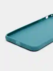 Синий меланж чехол для iPhone XS Max, силиконовый, 14 цветов