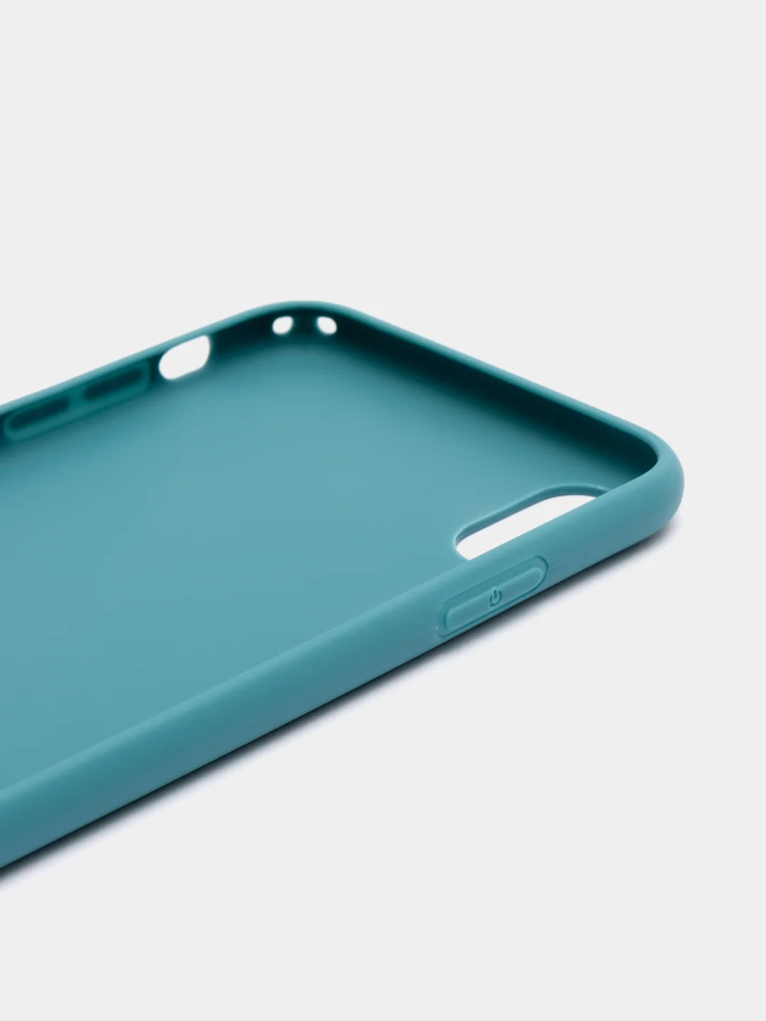 Синий меланж чехол для iPhone XS Max, силиконовый, 14 цветов