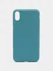 Синий меланж чехол для iPhone XS Max, силиконовый, 14 цветов