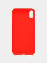 Красный чехол для iPhone XS Max, силиконовый, 14 цветов