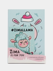 Подарочный набор Zima: обложка для паспорта и ежедневник А5, 80 листов