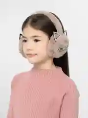 Наушники меховые "Киса", коричневые