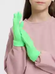 Салатовый перчатки вязаные, детские