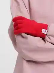 Красный детские демисезонные перчатки