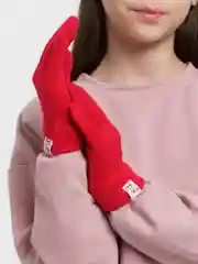 Красный детские демисезонные перчатки