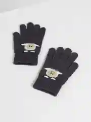 Серый детские демисезонные перчатки