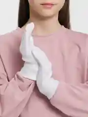 Белый детские демисезонные перчатки