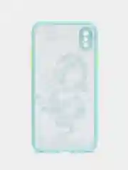 Бирюзовый чехол на iPhone (Айфон) 11/13/14/15/X/XR/7/8 Plus/SE2/XS Max/12 Pro Max про макс