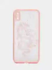 Розовый чехол на iPhone (Айфон) 11/13/14/15/X/XR/7/8 Plus/SE2/XS Max/12 Pro Max про макс
