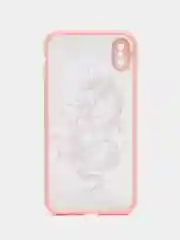 Розовый чехол на iPhone (Айфон) 11/13/14/15/X/XR/7/8 Plus/SE2/XS Max/12 Pro Max про макс