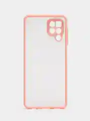 Коралловый меланж чехол Samsung Galaxy A22, M22,M32, Самсунг Галакси А22, М22, М32 пластиковый матовый
