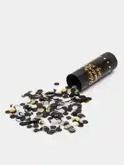 Черный хлопушка конфетти