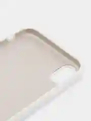 Белый чехол Silicone Case для iPhone XR, с открытым низом