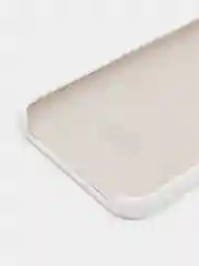 Белый чехол Silicone Case для iPhone XR, с открытым низом