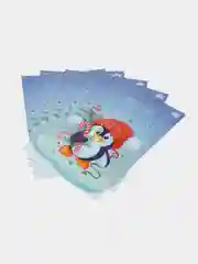 Кремовый пакет новогодний,5 шт ,20*30