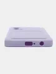 Лавандовый чехол TECNO POVA 3 с карманом для пластиковой карты и защитой камеры