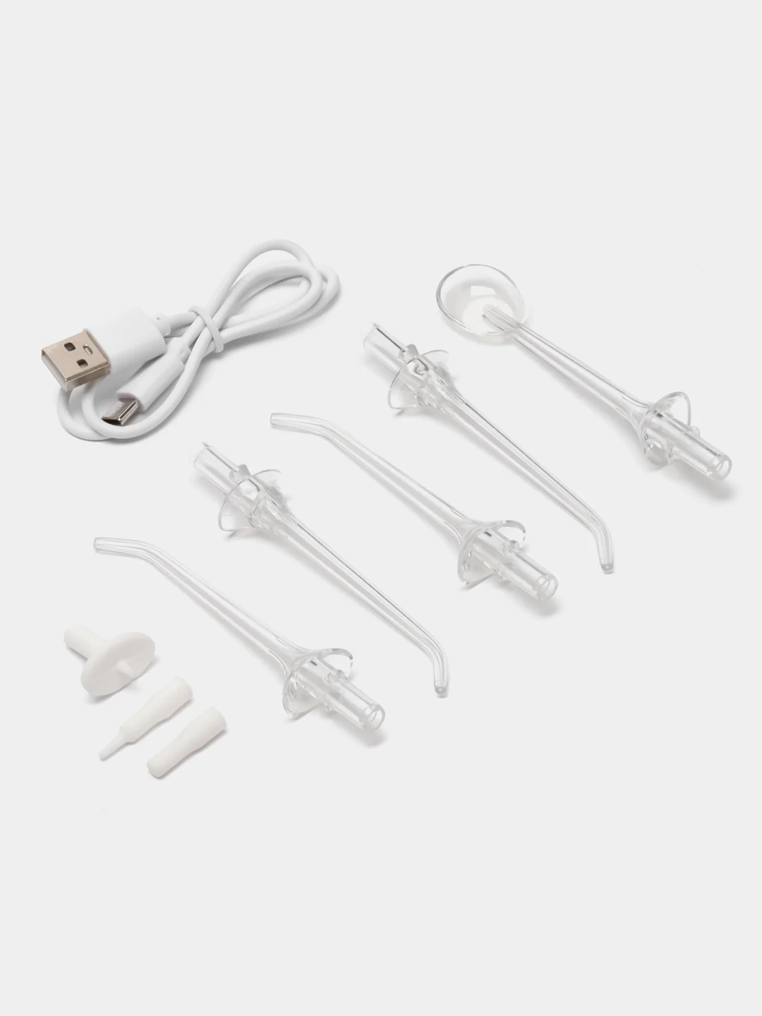 Черный ирригатор для полости рта, беспроводной, с USB зарядкой, 3 режима, 5 насадок