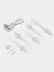 Черный ирригатор для полости рта, беспроводной, с USB зарядкой, 3 режима, 5 насадок