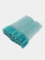 Голубой щеточки для ресниц и бровей, 50 шт