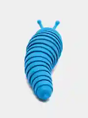 Голубой игрушка-антистресс "Слизень-погремушка" Finger Slug