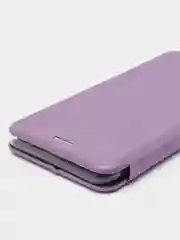 Сиреневый чехол-книжка для Infinix Note 10 Pro (Инфиникс Нот 10 Про)