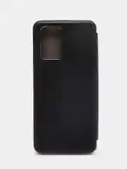 Черный чехол-книжка для Infinix Note 10 Pro (Инфиникс Нот 10 Про)