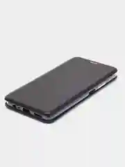 Черный чехол-книжка для Infinix Note 10 Pro (Инфиникс Нот 10 Про)