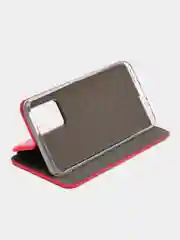 Красный чехол-книжка для Infinix Note 10 Pro (Инфиникс Нот 10 Про)