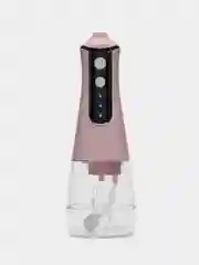 Розовый ирригатор для полости рта, беспроводной, с USB зарядкой, 3 режима, 5 насадок