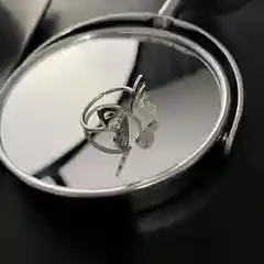 Серебряный кольцо бабочка