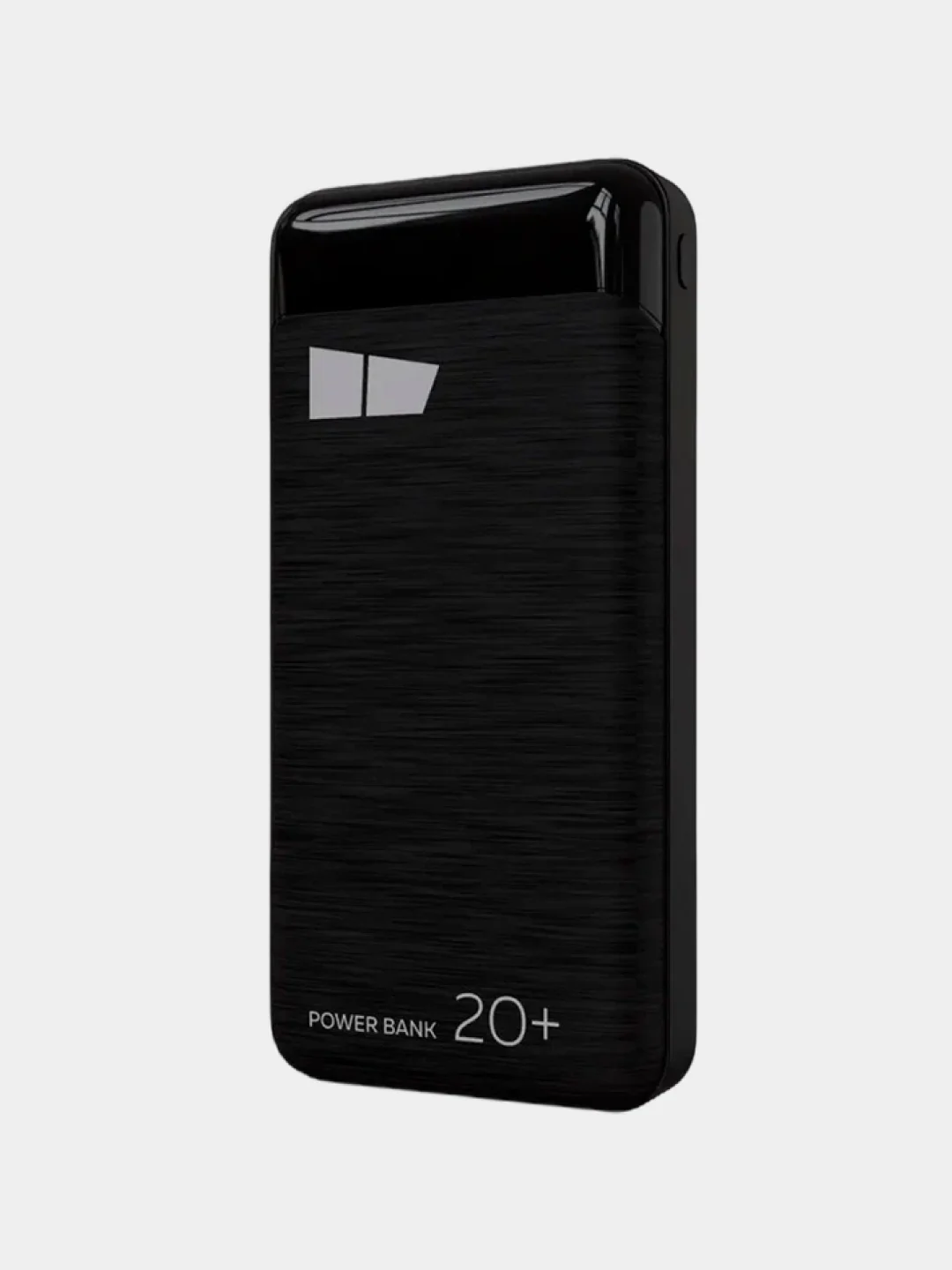 Черный внешний аккумулятор More choice, 20000 mah, PB33-20 с фонариком