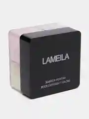 Белый пудра рассыпчатая, четырехцветная, корректирующая тон лица - Lameila